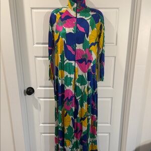 Vintage Montgomery ward zip up dress size small